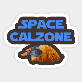 Space Calzone Sticker